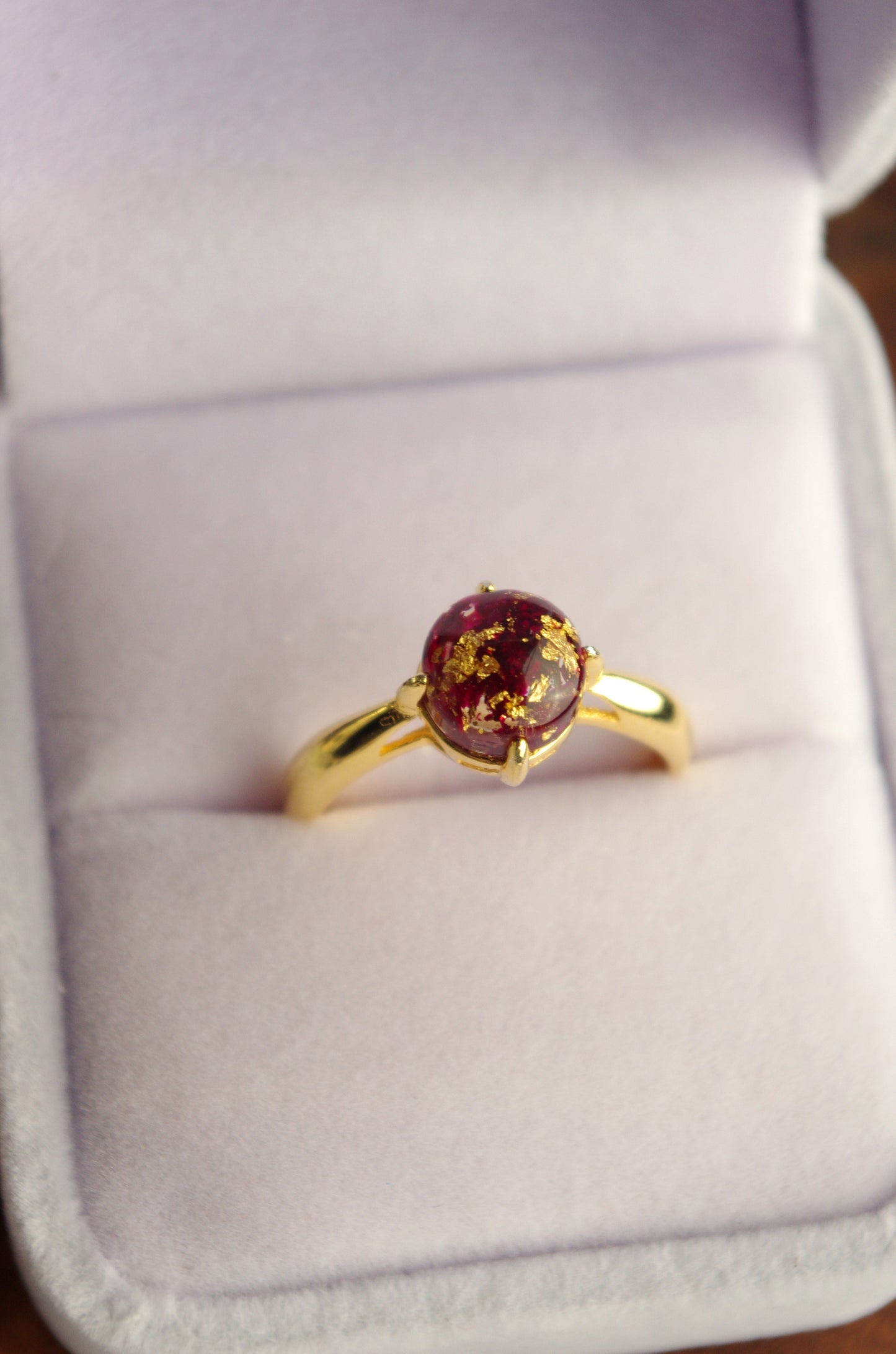 Real Rose Ring - 14K Gold Filled